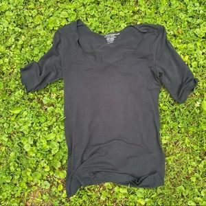 Majestic Filatures Soft Touch Top - Dark Blue